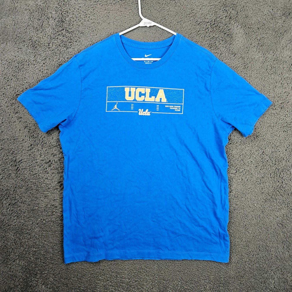 Nike Jordan UCLA Bruins Mens XL Blue Rose Bowl Stadium Graphic T-Shirt